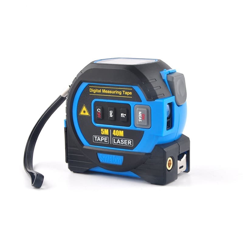 Amazon Exclusive 5m Screen Infrared Laser 3-in-1 Distance Meter with Steel Tape Display, Waterproof, High-Precision Laser Tape Measure