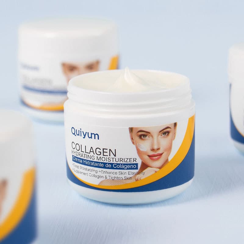 Manufacturer's spot cross-border QUIYUM collagen moisturizing cream moisturizing cream 30g hydrating and moisturizing
