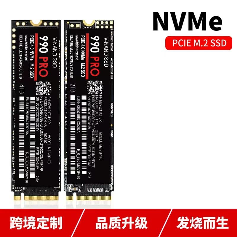 Cross-border Trade Laptop and Desktop Universal Solid State Drive SSD 990 Pro M.2 4TB 2TB 1TB High Speed