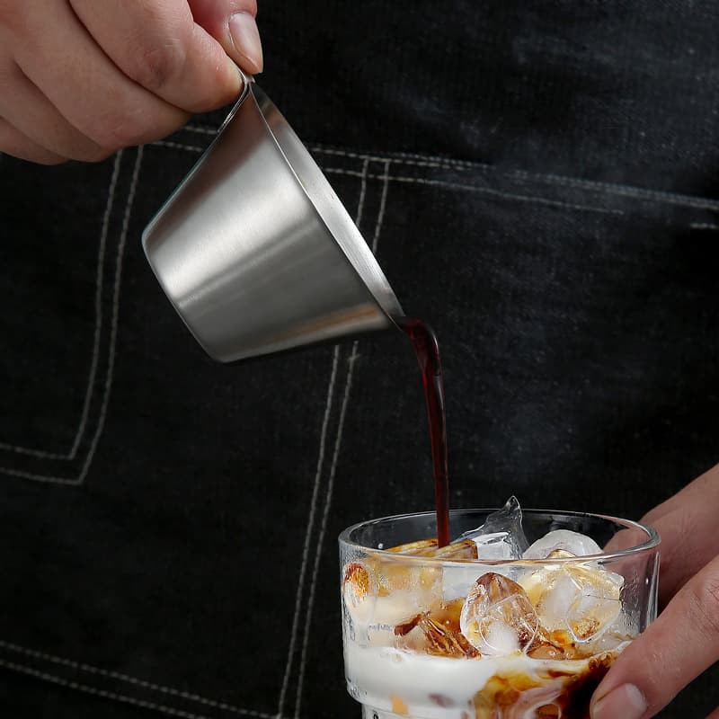 Stainless Steel Measuring Cup 90ml Espresso Shot Cup Sawada Cup Espresso Extraction Cup Ounce Cup