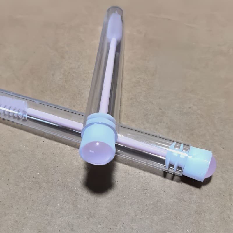 Cross-border New Product Tube Pack with Drill Eyelash Brush Crystal Rod Spiral Eyelash Comb Eyebrow Brush Portable Makeup Brush Eyelash Curler
