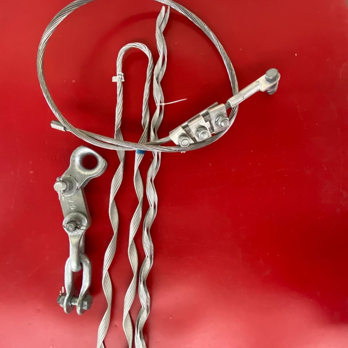 Power Fittings Factory Direct Supply Overhead Fittings Single Tension String OPGW Cable Tension Clamp