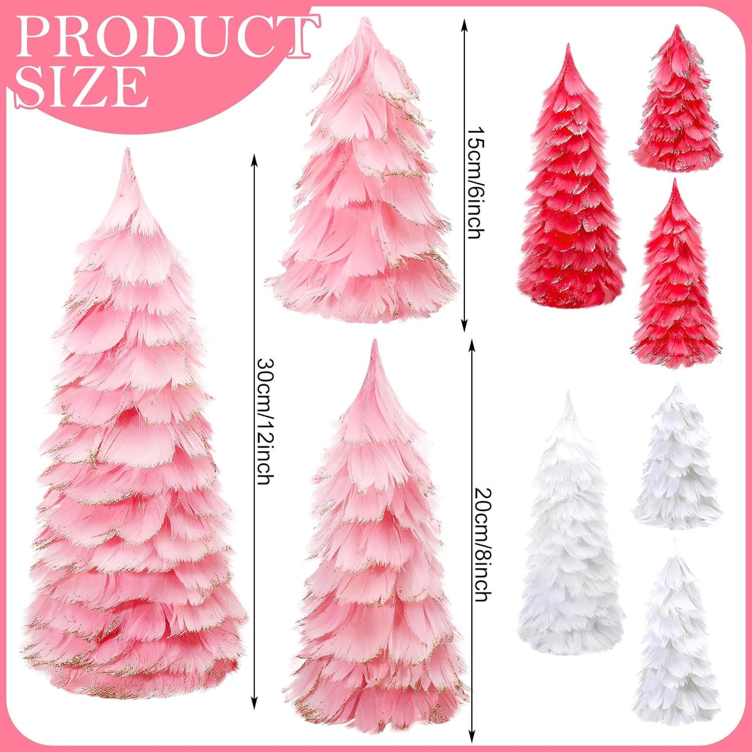 Cross-border Festive Fluffy Christmas Tree DIY Kits for Shop Window Display and Scene Decoration