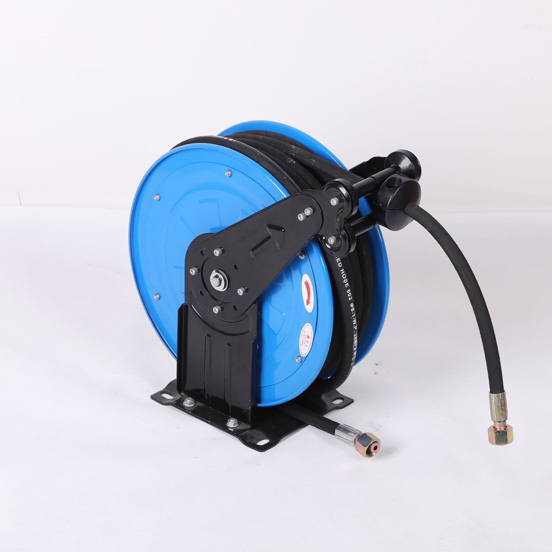 High-Pressure Automatic Retractable Air Hose Reel, Pull-and-Stop, Multi-Purpose Air Hose Reel, Spring Rewind Hose Reel, Water Hose Reel