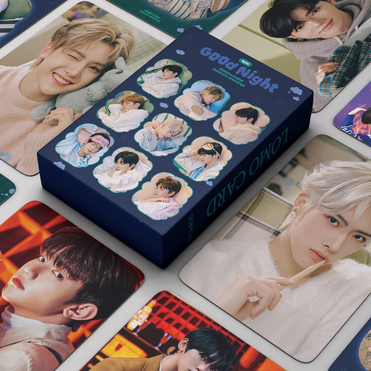 In-stock 55 ZB1 photo cards GOOD NIGHT Zhang Hao Shen Quanrui 2024 season's greetings