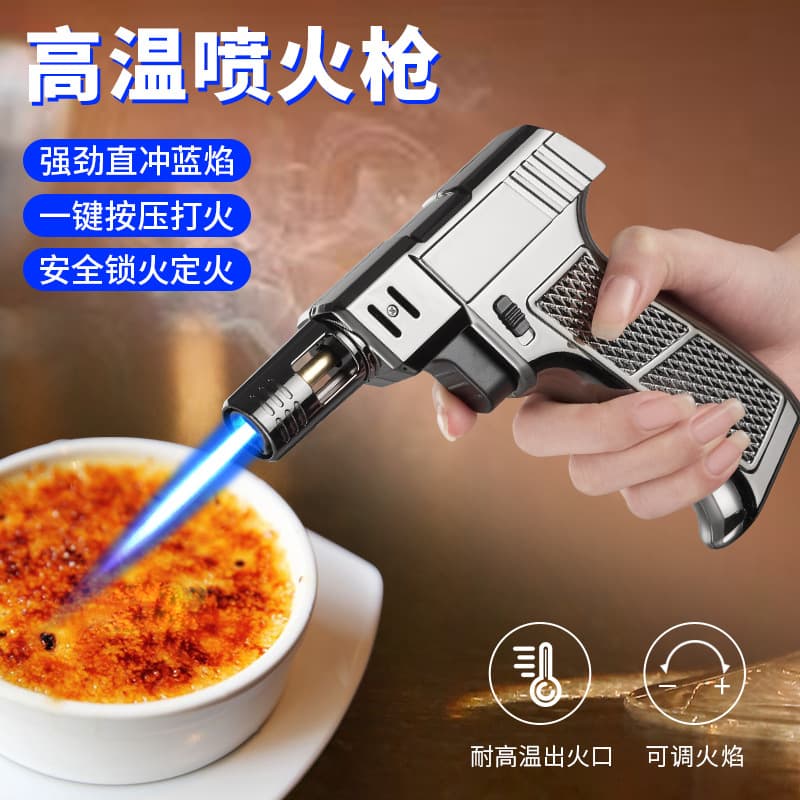 FQ900 Multi-Function Handheld Spray Gun Adjustable Flame Multi-Purpose High-Temperature Welding Torch Refillable Lighter Factory Wholesale