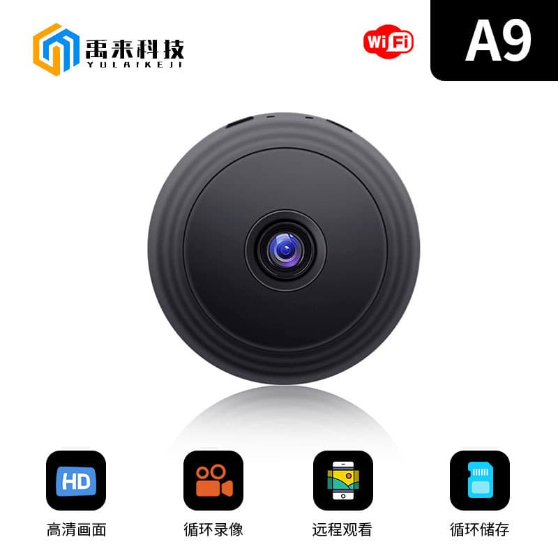 Cross-Border Hot Product A9 High-Definition Night Vision 1080P Camera Smart Wireless WiFi Home Surveillance Sports DV Camera