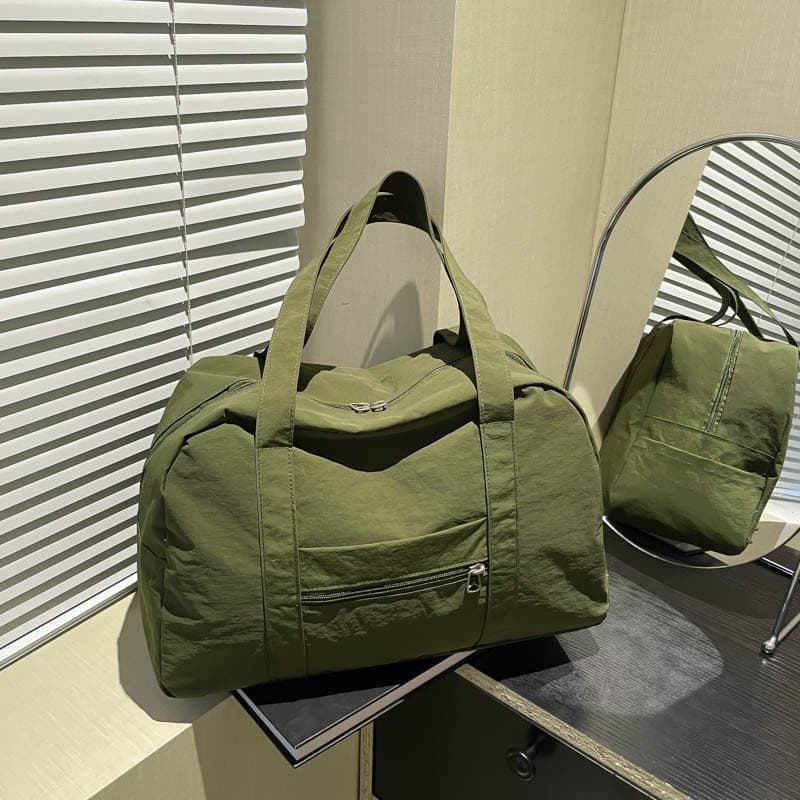 Large Capacity Casual Handbag Women's 2024 New Arrival Light Korean Style Travel Tote Shoulder Bag