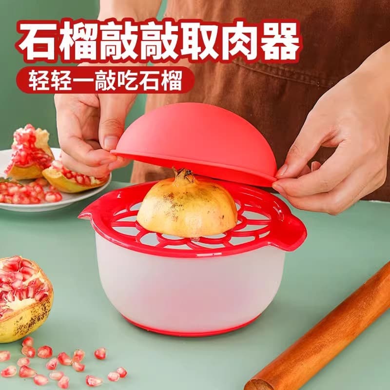 Pomegranate Peeler Tool Home Pomegranate Opener Knock-Knock Fun Pomegranate Peeling Tool Pomegranate Seed Flesh Separator