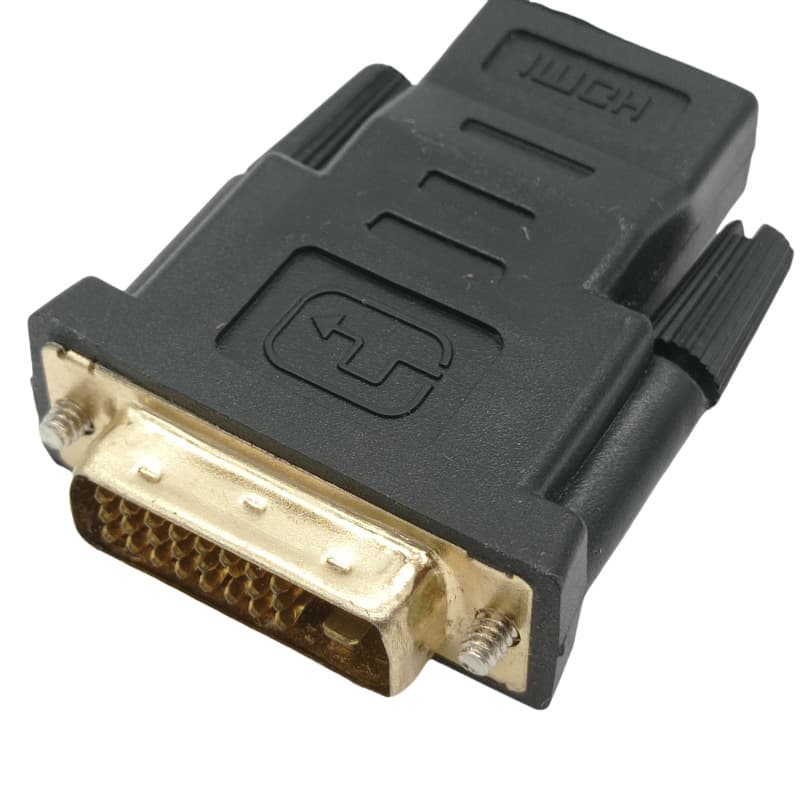 DVI Male to HDMI Female (DVI-HDMI) DVI to HDMI Adapter, Graphics Card DVI 24+1 to HDMI
