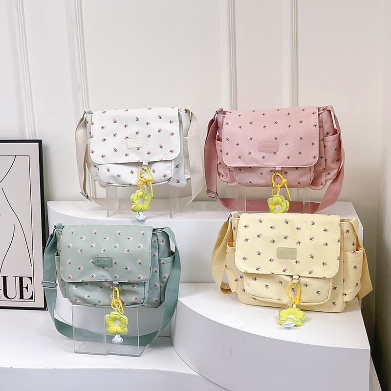 Canvas bag women's 2025 summer new versatile large-capacity lightweight shoulder bag crossbody large Guliangjiji bag