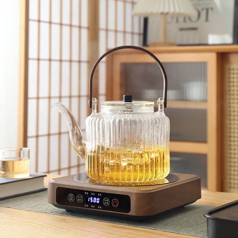 Gomi electric ceramic stove mini tea stove direct supply from manufacturer glass ceramic stainless steel kettle boiling water stove tea brewer