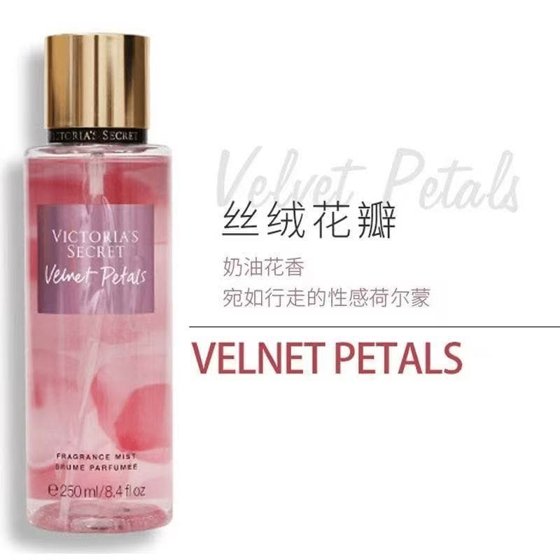 Victoria's Secret Fragrance Mist Body Spray Body Lotion Long-lasting Moisturizing Velvet Petals