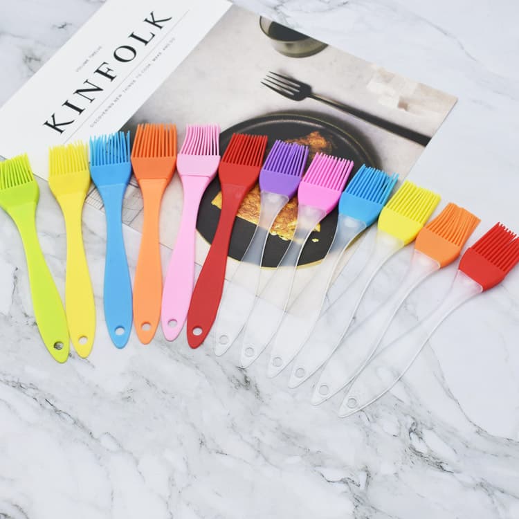Silicone Oil Brush, Small Detachable, Shed-Free Barbecue BBQ Seasoning Brush, Cream Brush, Silicone Barbecue Brush