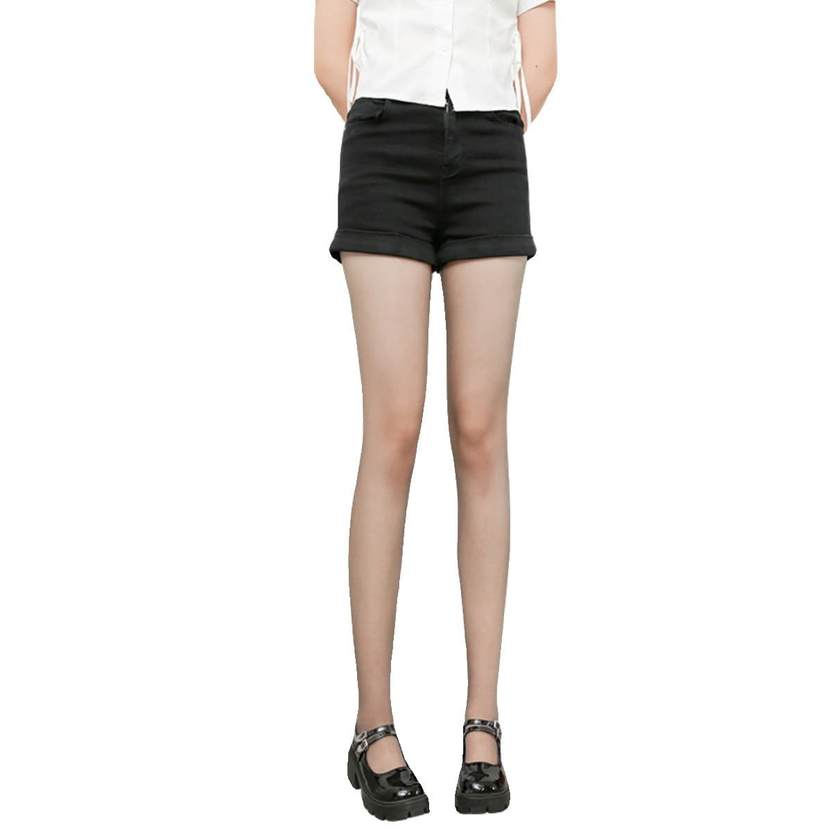 Black Stockings D, Extra-Long for Tall Women, Summer Ultra-Thin High-Transparency Sexy Pantyhose, Anti-Snag Skin-Friendly