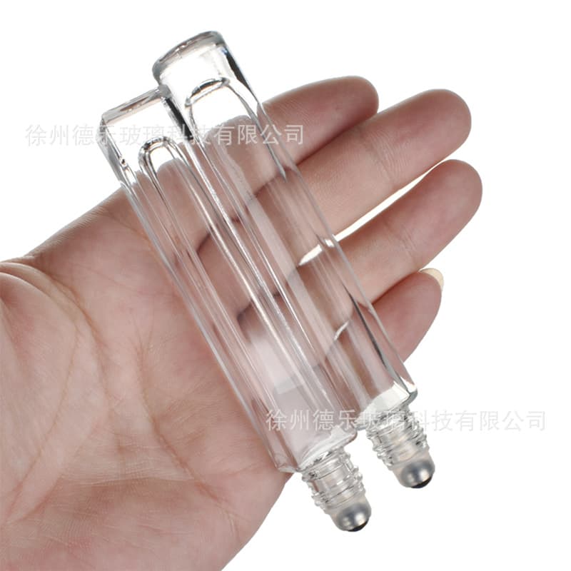 Roller Ball Bottle 10ml Glass Fragrance Packaging Bottle Roller Bottle Cosmetic Refill Bottle 10ml Perfume Bottle