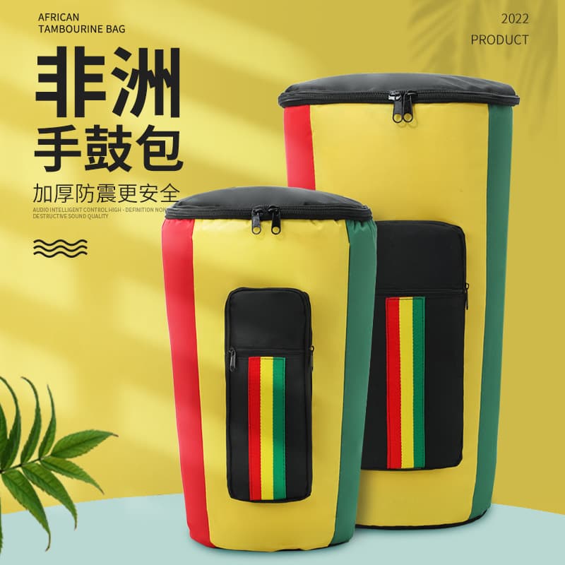 African Drum Bag, Waterproof Thickened Backpack with Custom Logo Printing, Wholesale from Manufacturer