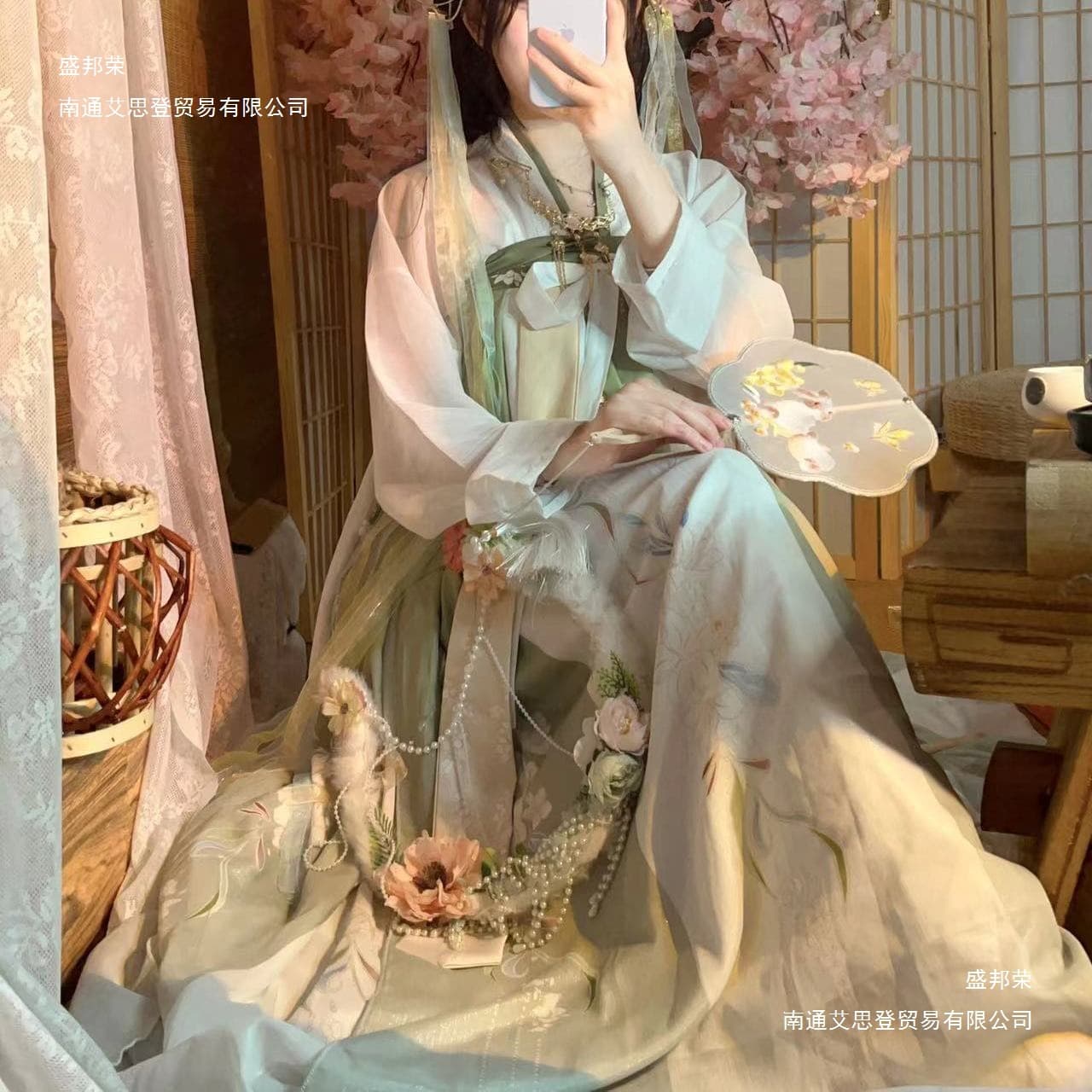 New Hanfu Original Women's Hanfu [Sijin] Tang-Style Qixiong Ruqun Affordable Printed Spring/Summer Daily Wear Authentic