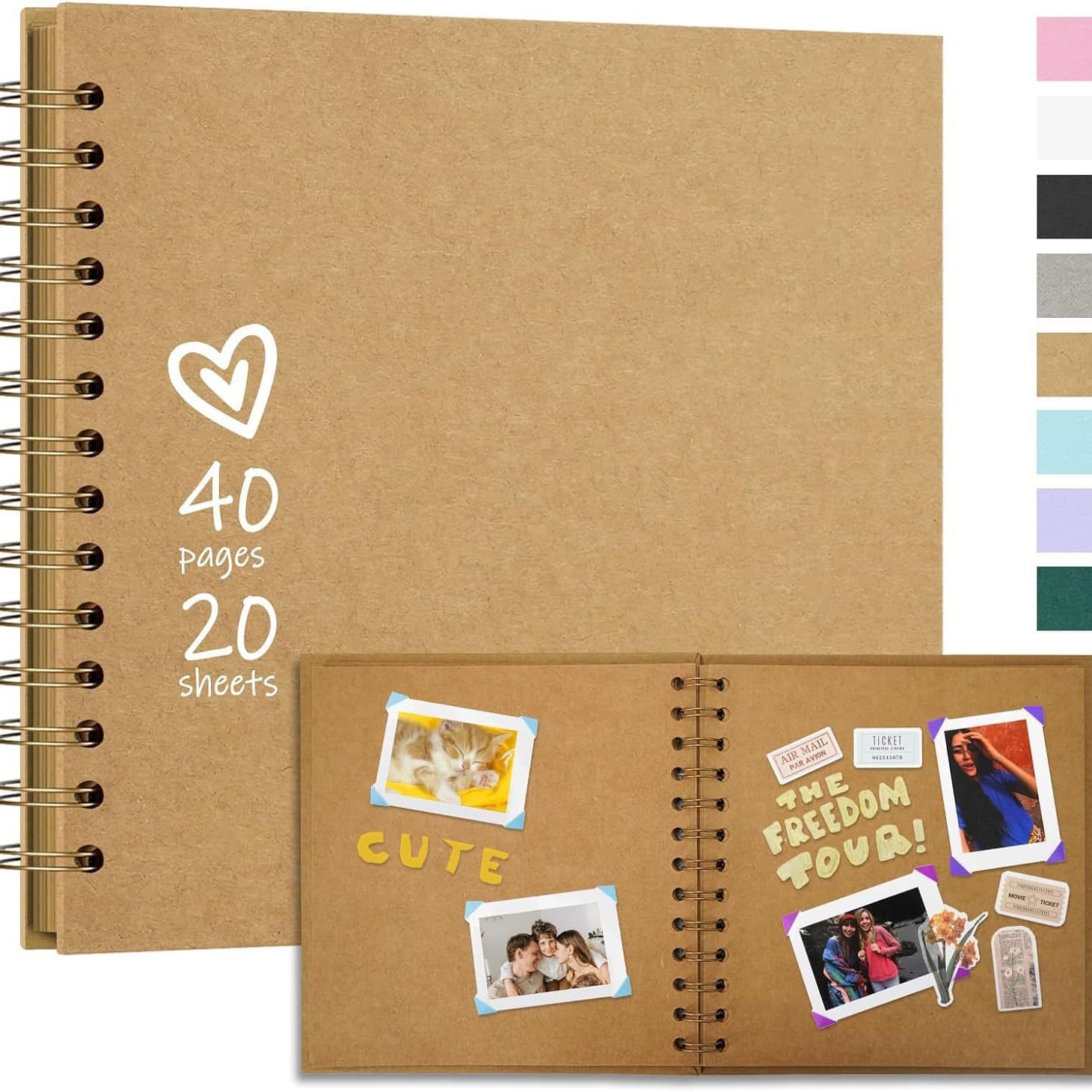 New Gift Souvenir Wedding Fan Scrapbook Album Card Book Journal Home Supplies Crafts Storage