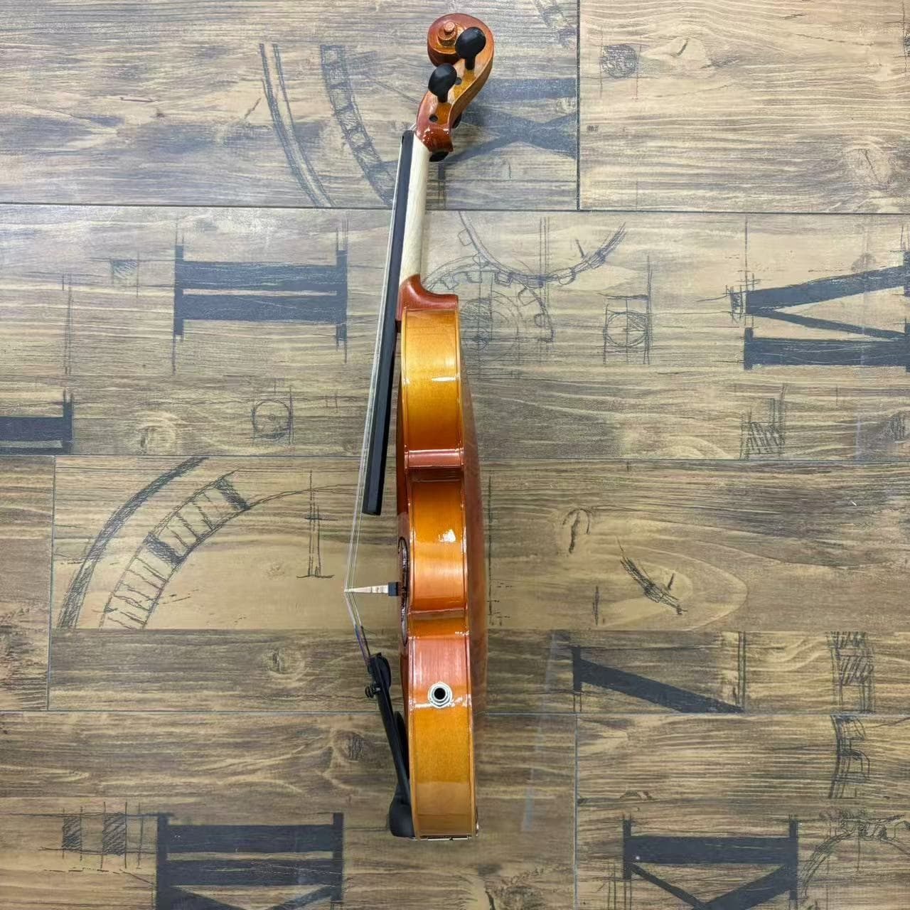 Electric Acoustic Violin with EQ, Wooden Violin for Children and Adults Beginners, 4/4 Violin