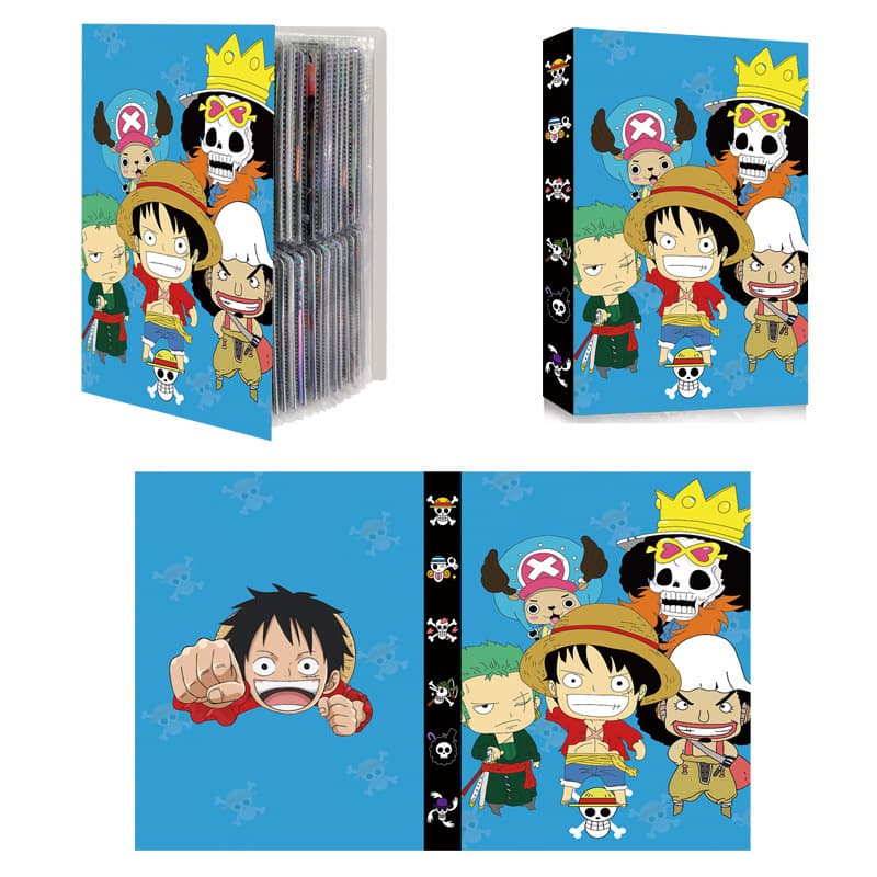 3-Inch Four-Pocket Card Collection Album One Piece Card Collector Book A5 Photo Album Anime Game Card Album 240