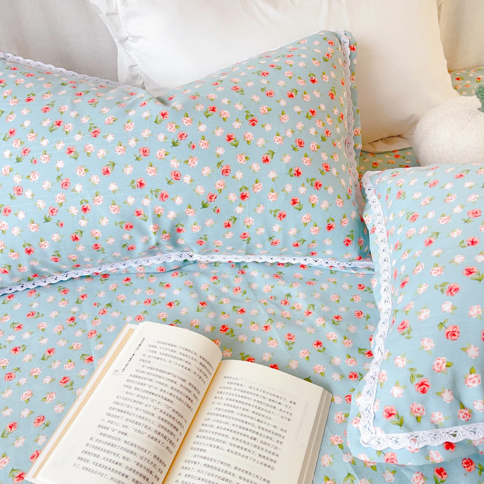 Summer Cooling Old Coarse Cloth Bedding Set Bed Sheet Old Coarse Cloth 3-Piece Wholesale Bed Sheet Pillowcase Source Factory