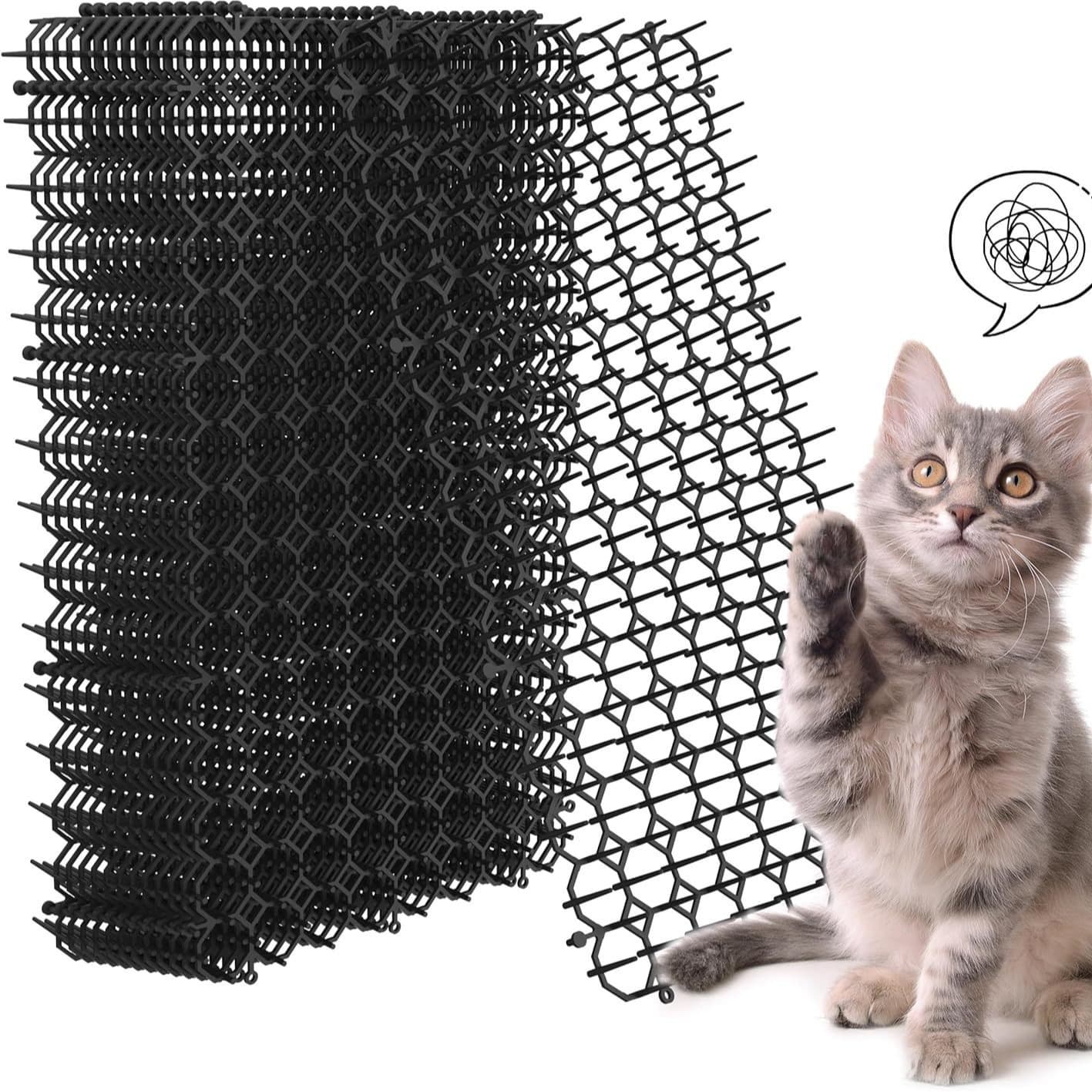 Popular garden pet products isolation cat mesh plastic nails anti-bird anti-cat spikes anti-cat scratching and cat-repellent gill net
