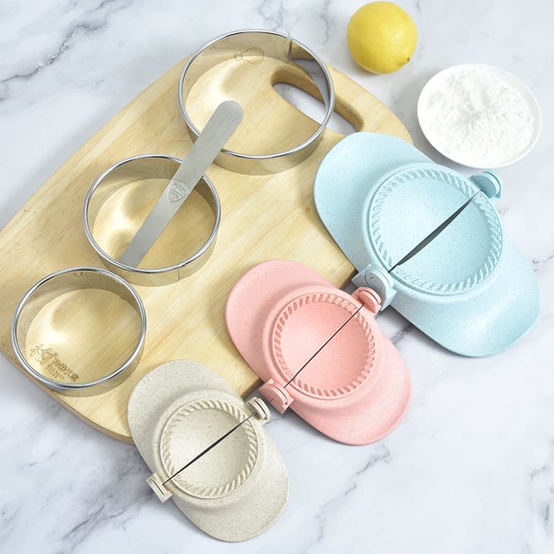 Amazon Dumpling Mold, Handmade Dumpling Maker Model, Manual Filling Scoop and Dumpling Skin Cutter Wholesale