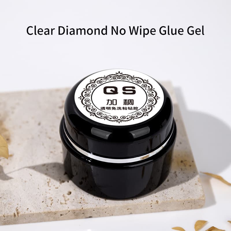 QS Deep Shine Thickened Transparent No-Wipe Diamond Glue Gel New Series Function Gel Factory Wholesale