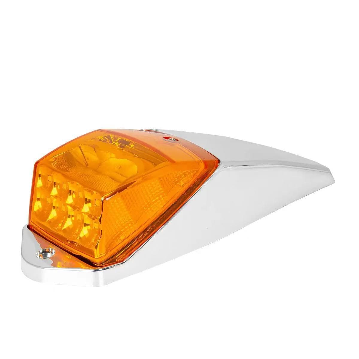 American truck 17LED truck side light car side light roof light amber electroplated cab indicator light
