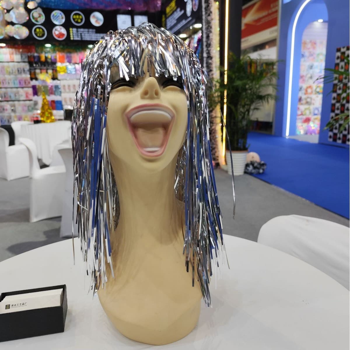 Disco Party Festival Carnival Cosplay Rain Hair Wig Costume Accessory Polyester Sewn No Customization Party Prop Gift
