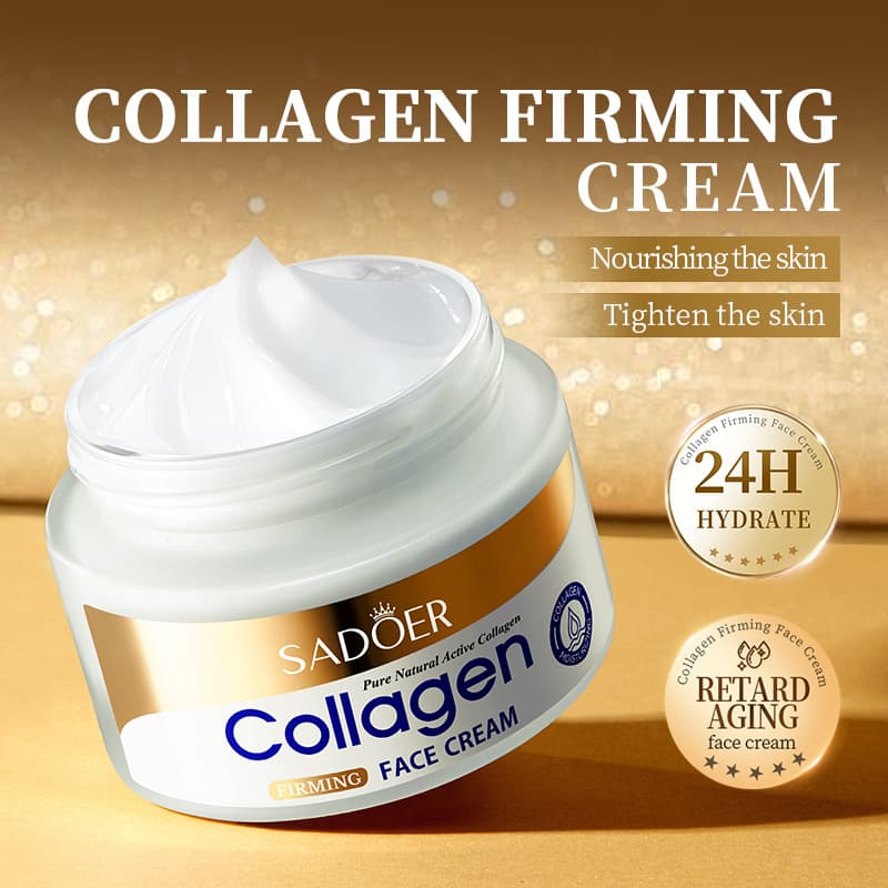 SADOER Collagen Firming Moisturizing Face Cream Cross-Border Factory Direct Sales