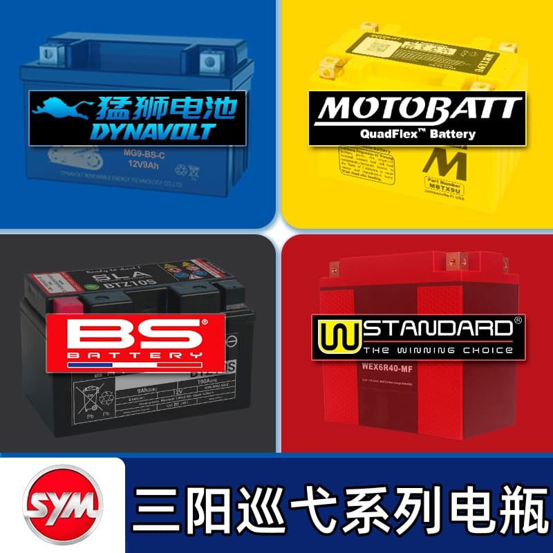 Battery for SYM Symphony 180/150 TINI 110 Fiddle 4 3125