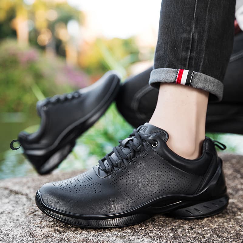 19 Duty Leather Shoes Slip-resistant Wear-resistant Breathable Outdoor Duty Sports Leather Shoes