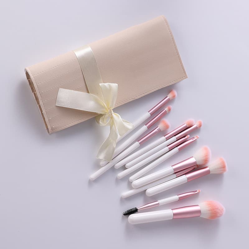 Clear Sky Powder 12 Makeup Brush Set Beginner Loose Powder Stipple Blush Brush Eyeshadow Brush Full Set Ready-to-Makeup Set