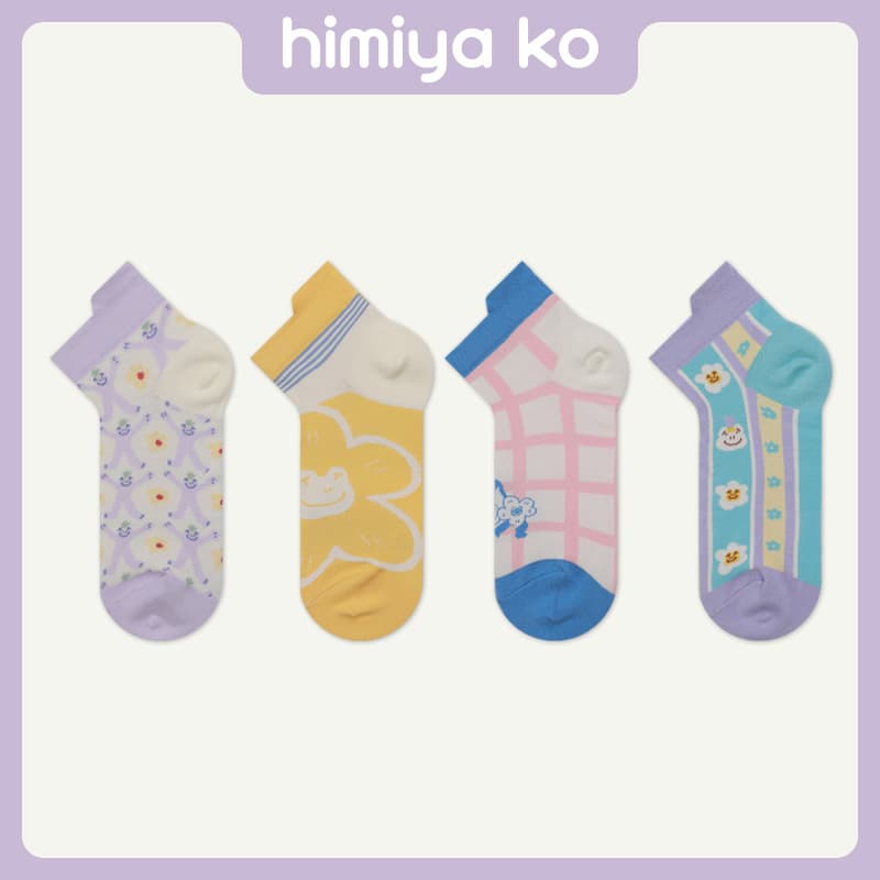 Women's Summer Breathable Moisture-Wicking Anti-Odor Combed Cotton No-Show Socks, Invisible Short Socks for Teen Girls