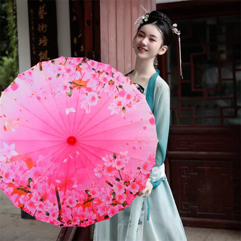 Human Fireworks Dance Umbrella Hundred Dance Jinghong Umbrella Ancient Style Umbrella Catwalk Performance Props Umbrella Craft Umbrella Decorative Dance Umbrella