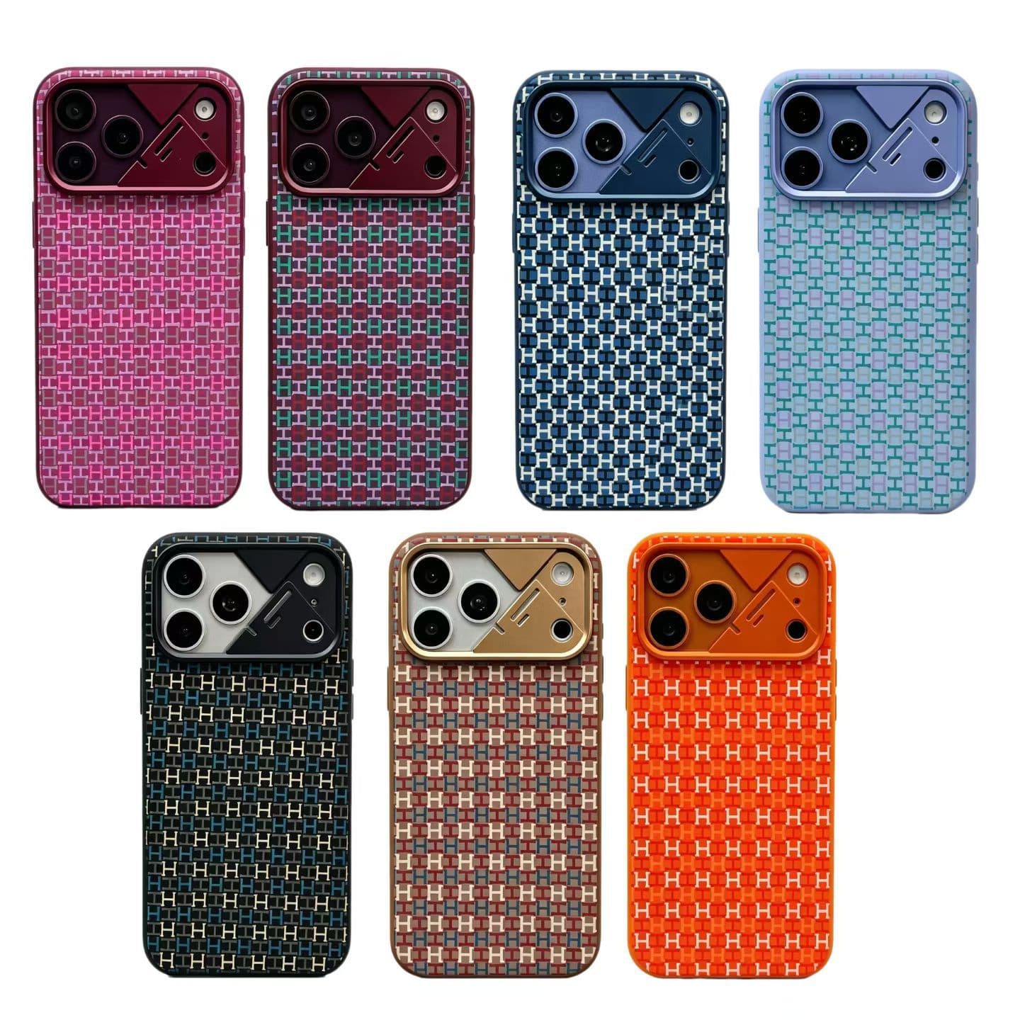 Compatible with iPhone 17, Instant Magnetic Triangle Pattern Phone Case, Apple 16 Pro Max Corning 15 Frosted Protective Cover