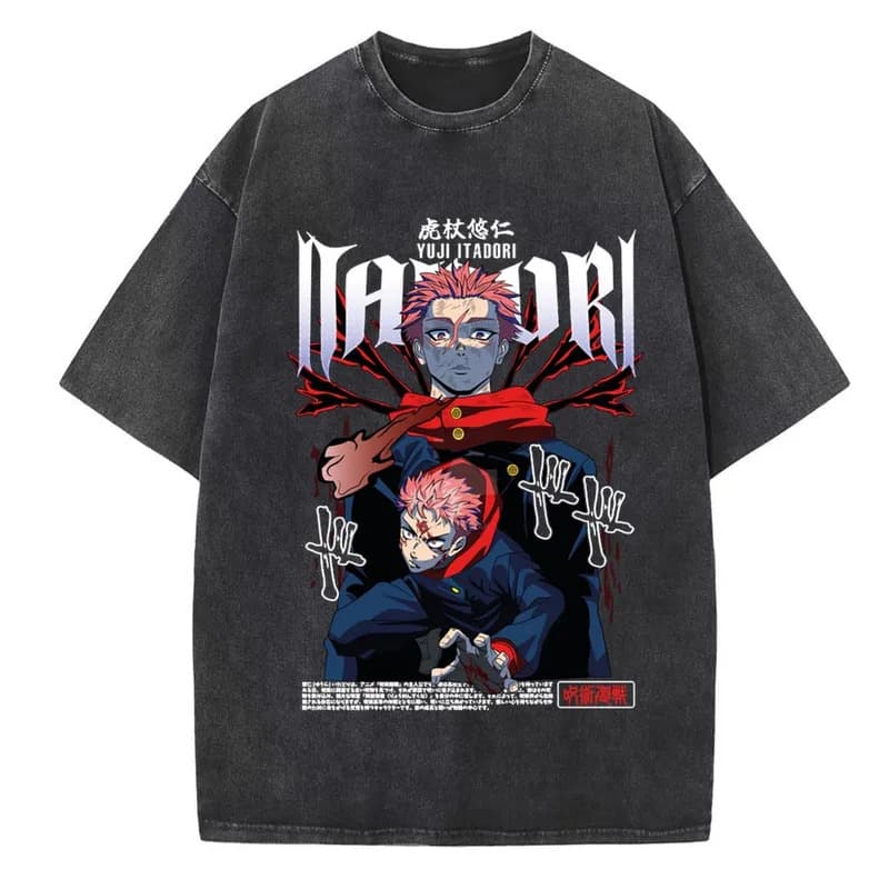 Cross-border European code spell return men's T-shirt washed summer round neck short-sleeved T-shirt women's retro loose gym