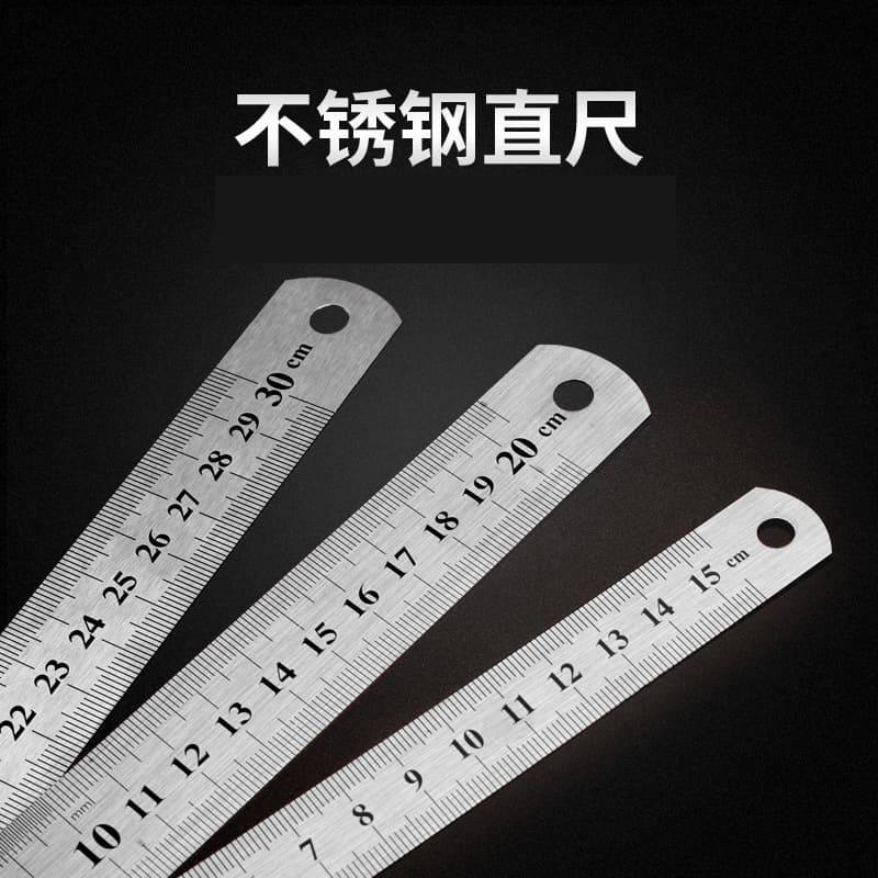 Steel Ruler 15 20cm Steel Plate Ruler Scale Ruler Steel Tape Ruler Drawing Steel Ruler Manual Measuring Tool