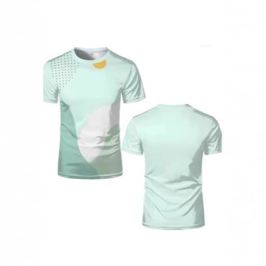 2025 Simple Men's Fashion Sports T-Shirt Casual Summer T-Shirt Running and 3D Printed Short-Sleeved Shirt