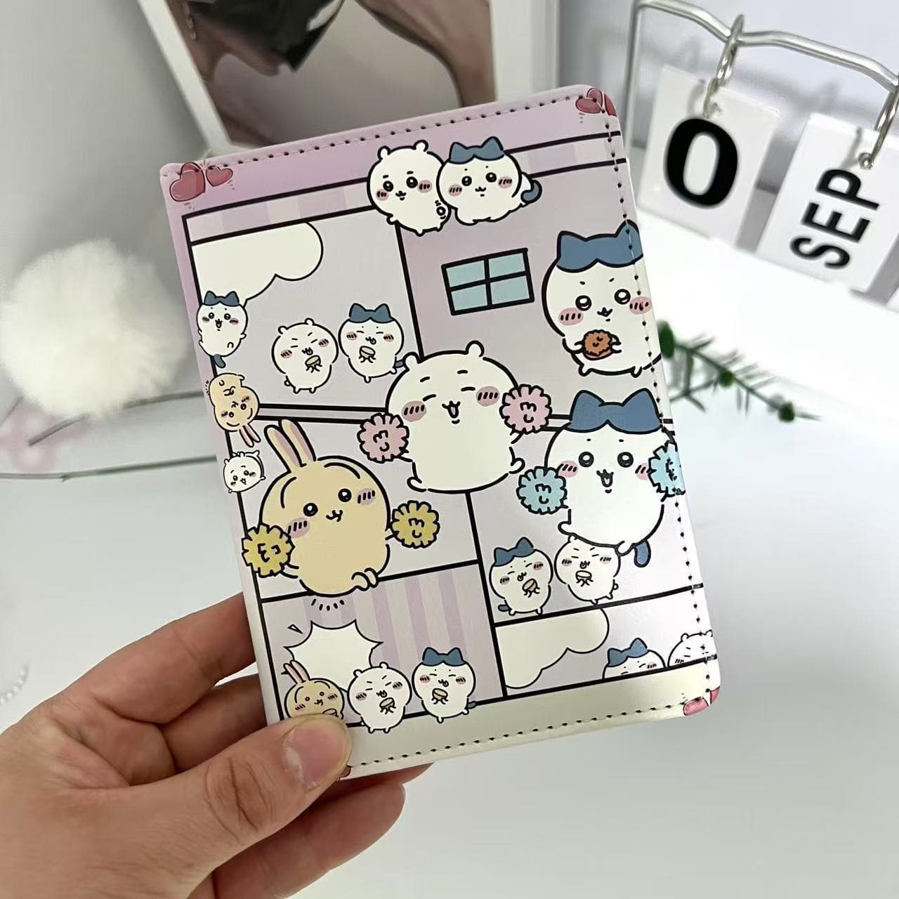 Wholesale Chiikawa Short Passport Holder Passport Case Passport Book