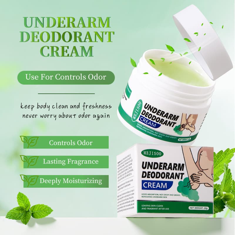 Cross-border Underarm Deodorant Cream armpit deodorant cream to remove body odor and odor antiperspirant refreshing cream
