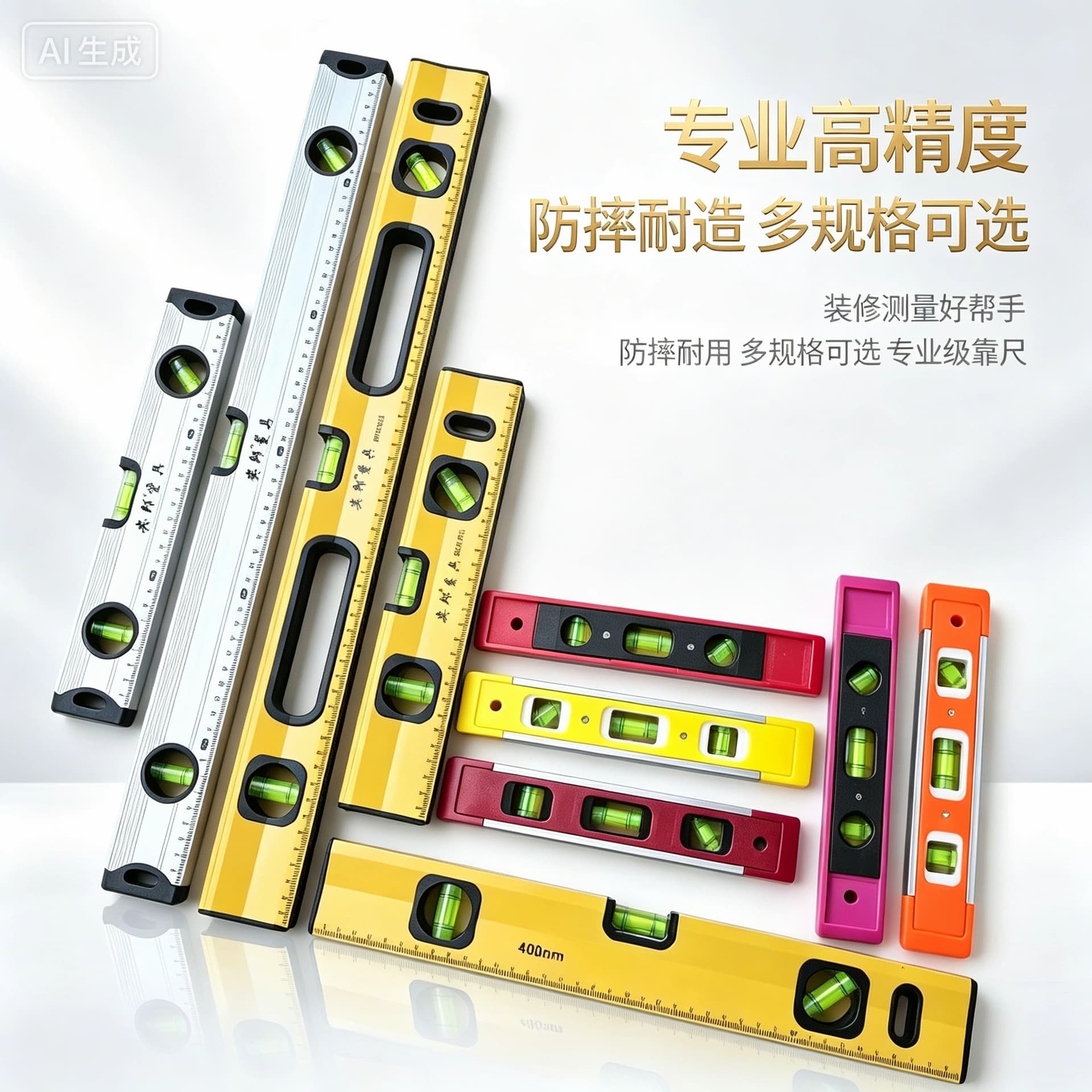 Aluminum Alloy Level Ruler Straight Ruler Leveling Instrument Bubble Spirit Level For Architectural Measurement Magnet
