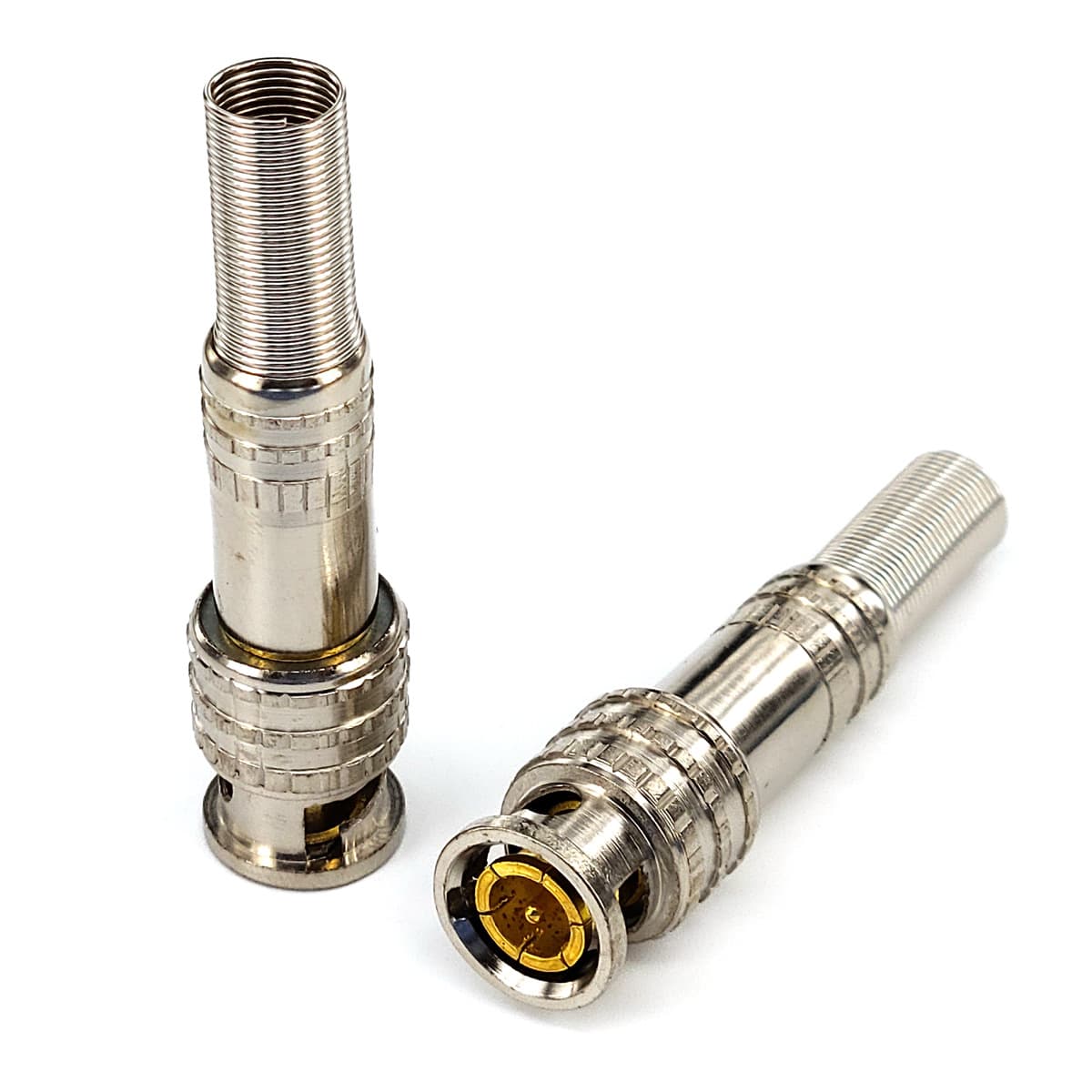 Surveillance Video Plug, Q9 Head American BNC Solderless, Copper Core Gold-Plated, Camera Connector 75-3 75-5