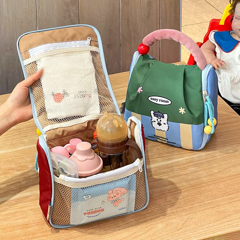 I am conquered by this mommy bag! Portable mommy bag, lightweight baby bottle storage bag for mother and baby outings