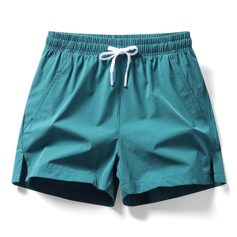 Men's Summer New Korean Style Trendy Shorts, Loose Fit, Sports Elastic Three-Point Pants, Ice Silk Quick-Drying Beach Pants