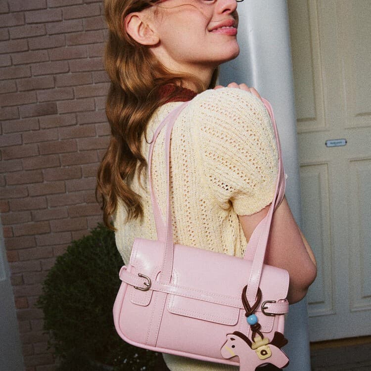 Retro Town Genuine Leather Shoulder Bag for Women, Premium Elegant Underarm Bag, 3.28 New Arrival