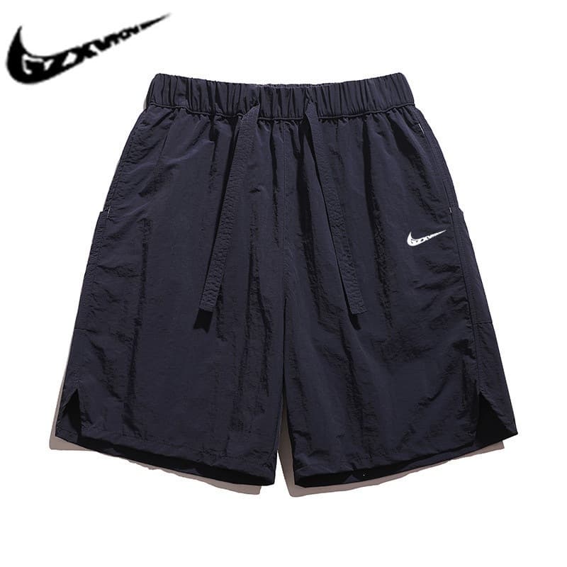 Cross-border 2026 Summer Ice-feel Quick-dry Shorts Men Tencel Five-point Casual Shorts Loose Beach Shorts Men Trend