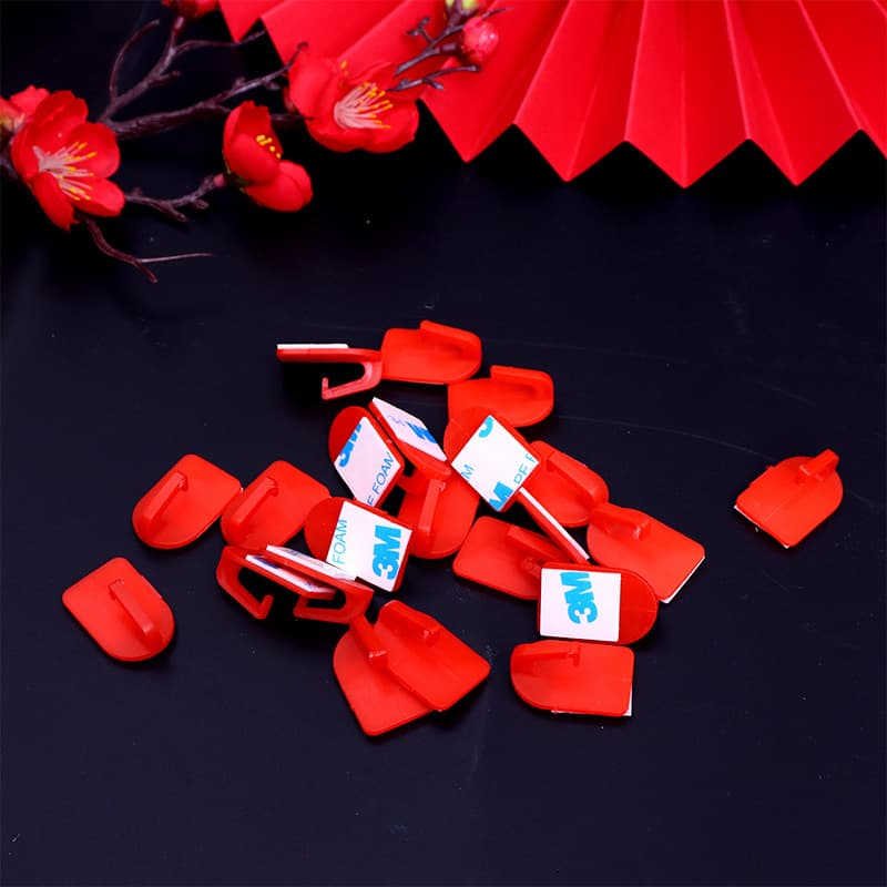Wedding Supplies Red Double Happiness Hooks for Wedding Room Decoration, Coat Hooks, Wardrobe Hooks